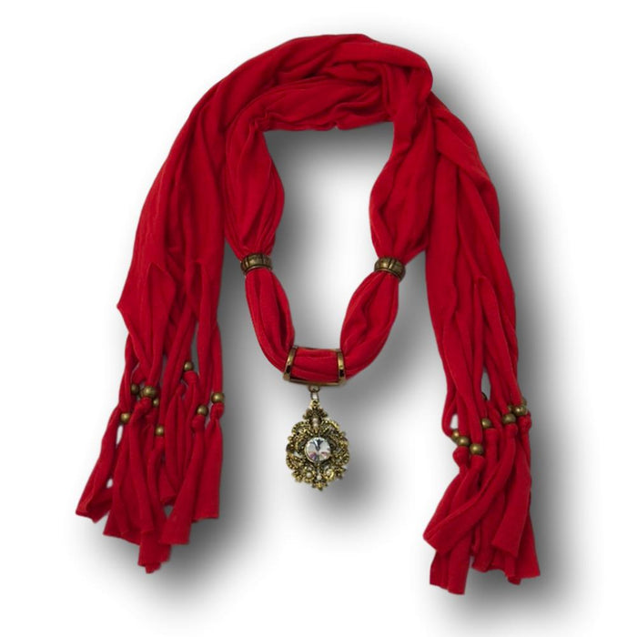 Unique Charming Fashion Scarves with Pendants - Assorted Pack of 3
