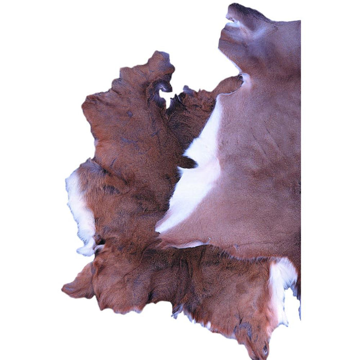 Hair On Deerskin Hide Rug - Tanned Deer Hide with Hair - Grade A - Grade B - Grade C - Large - Extra Large