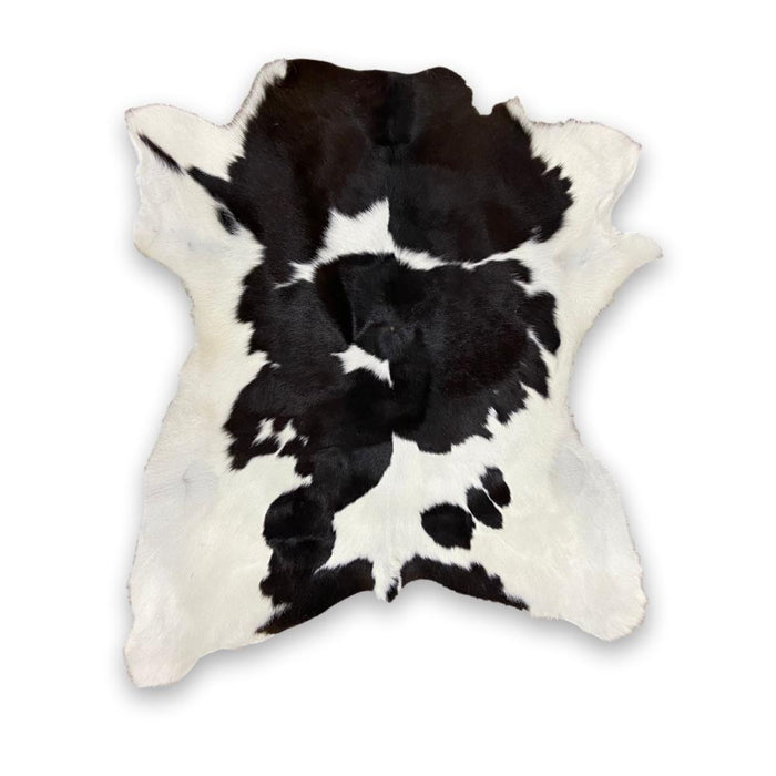 Hair on Hide Calf Leather Hides - Black & White - Brown & White - Tricolor - Calfskin Rugs