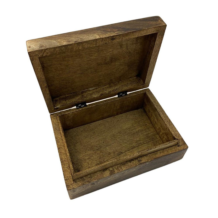 Dream Catcher Native Design Handcrafted Wooden Jewelry Box