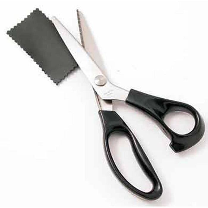 Anti Fray Pinking Shears - Serrated Zig Zag Craft Scissors - Carbon Steel
