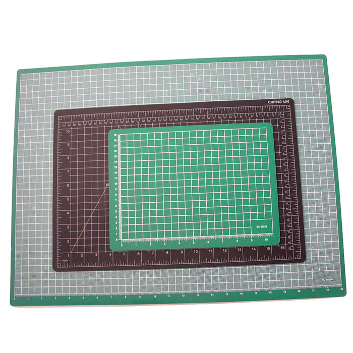 Self Healing Double Sided Ruled Rotary Cutting Mat - Small - Medium - Large