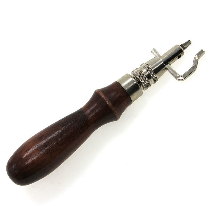 5 in 1 Adjustable Groover & 4 Piece Diamond Chisel Leather Craft Tool Set