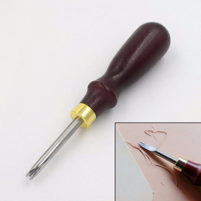 3 Piece Leather Skiver Craft Tool Set for Edge Beveling