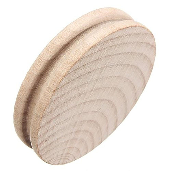 3 Piece Leather Craft Edge Slicker - Wooden Edge Burnisher Set - Round, Flat, Cake Shape