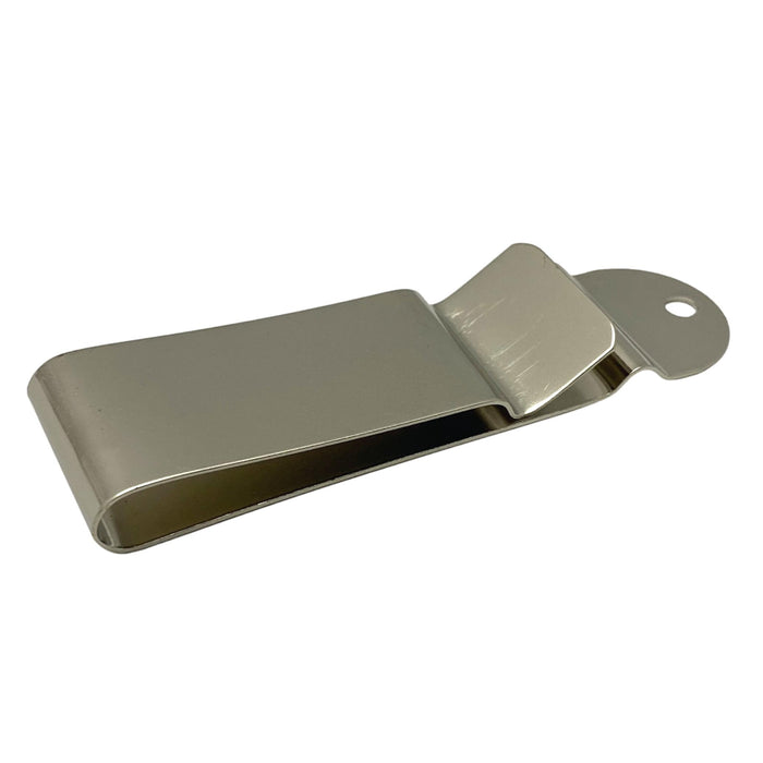 4 pack Spring Belt Holster Clip - Nickel Plated