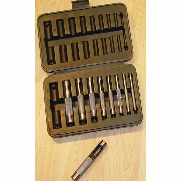 9 Piece Leather Drive Punch Set - Leather Cutting Tools