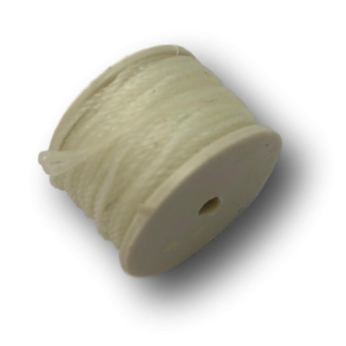 Extra Awl Thread - 12.5 Yards Waxed Nylon Thread Reel - Black, Brown, White