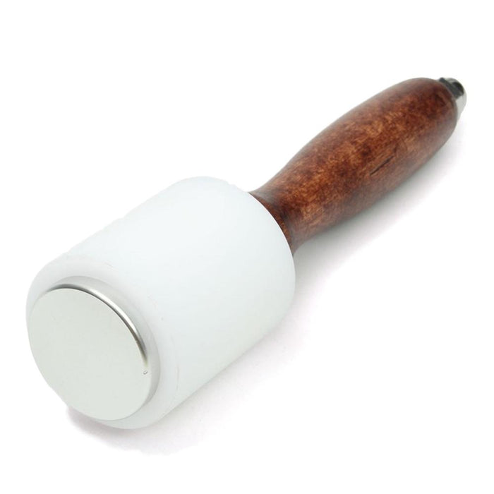 Poly Mallet Leather Craft Tool - Wooden Handle Nylon Lightweight Hammer