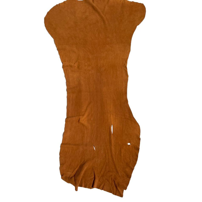 Natural Deerskin Splits Suede Leather Hides in Turquoise, Red, Smoke, Gold and Nutmeg