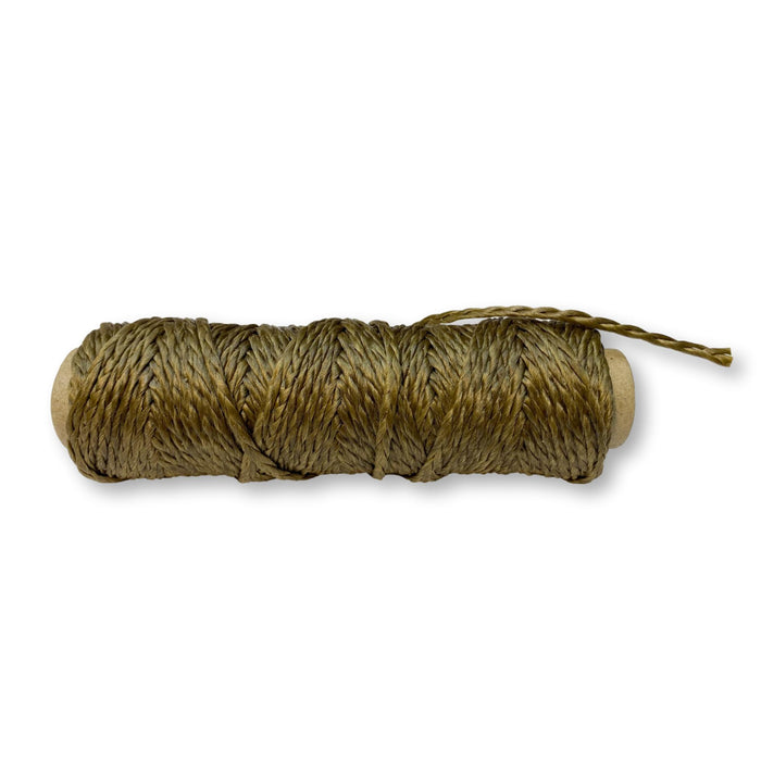 Braided Waxed Sinew Spool 4mm x 20 yards