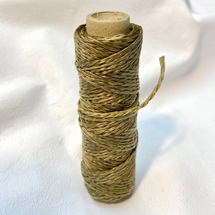 Braided Waxed Sinew Spool 4mm x 20 yards
