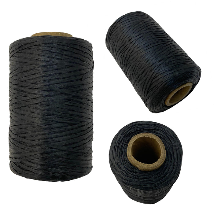 Simulated Sinew 300 Yard Spools - Red - Yellow - White - Black - Leather Craft Hand Lacing Supplies