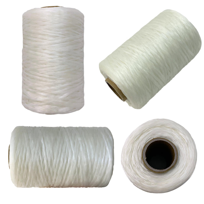 Simulated Sinew 300 Yard Spools - Red - Yellow - White - Black - Leather Craft Hand Lacing Supplies