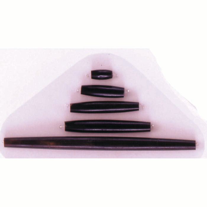 Hair Pipe Bone Beads - Black, Brown, White - Native American Style Bone Jewelry Supplies