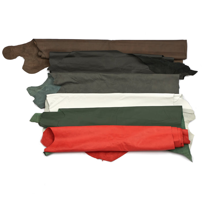 Premium Soft Light Weight Garment Leather Hide - 20 Square Feet- 2-3 oz