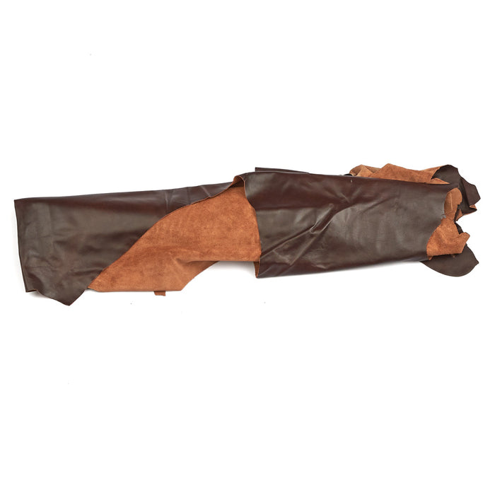 Assorted Upholstery Leather Hides - B+ Grade - 2-3 oz Cowhide - Large - Extra Large