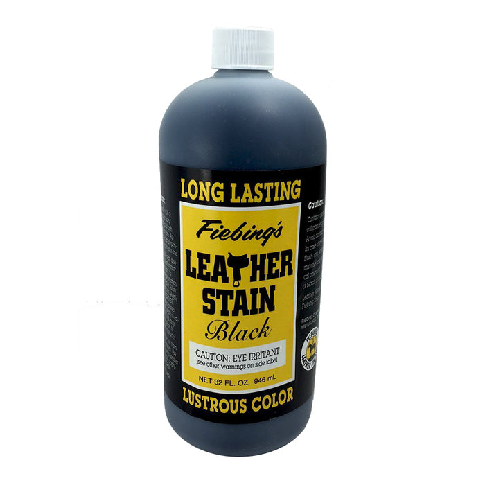 Fiebing's Leather Stain - Quart - Black, Cherry, Oak, Walnut