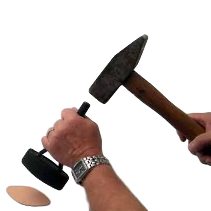 Small Round Key Fob Mallet Die Leather Craft Tool