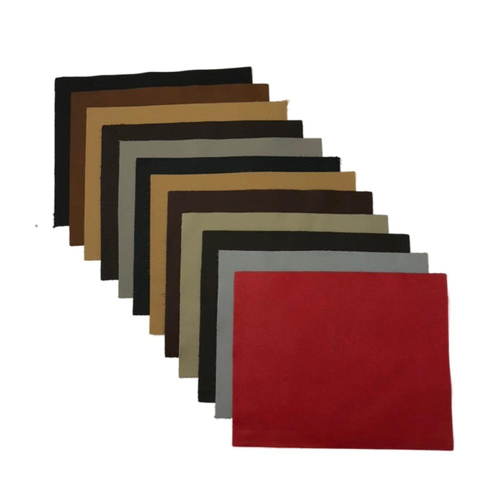 Assorted Upholstery Leather Square Pieces - 3 lb Bag