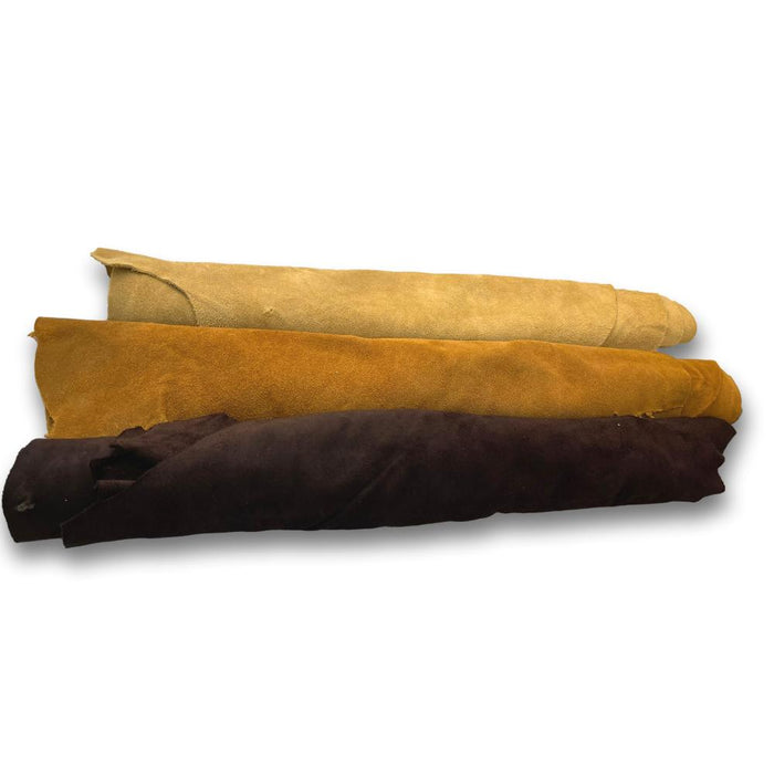 Large Suede Side Split 4-5 oz Cowhide Leather Hides