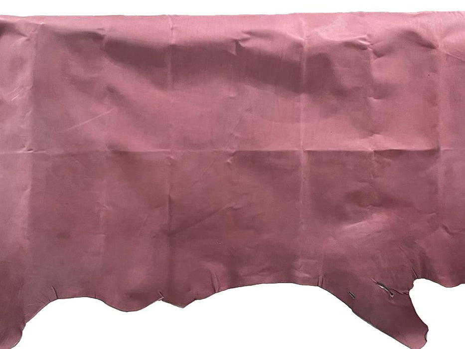 Orchid Upholstery Leather - Large Full Hides - Extra Large Full Hides - Cowhide Die Cut Squares