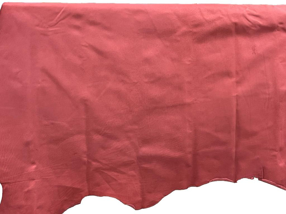 Rose Upholstery Leather - Large Full Hides - Extra Large Full Hides - Cowhide Die Cut Squares