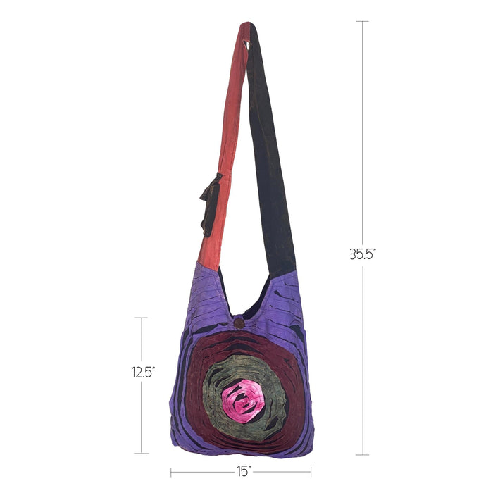 Hippie Nepal Bags - Casual Purses & Backpacks - 100% Cotton Colorful Cloth Bags