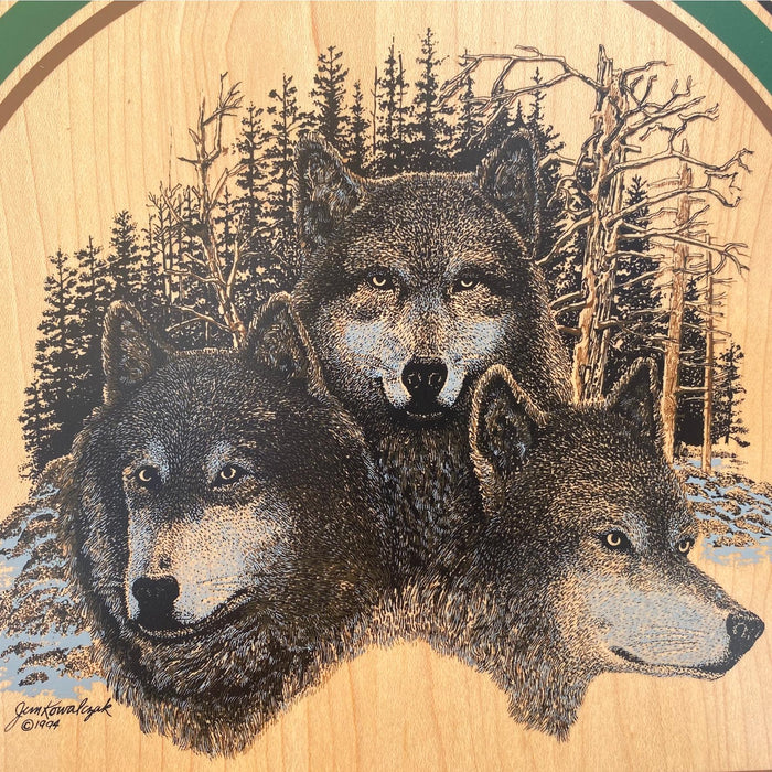 Wolf Welcome Sign - Hardwood Home Decor