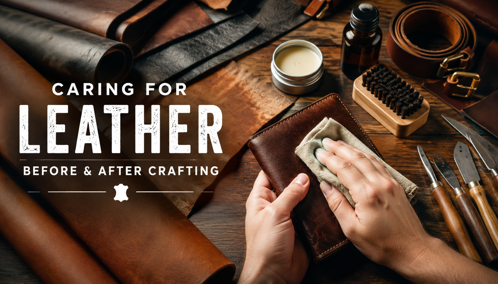 Caring for Leather Before and After Crafting