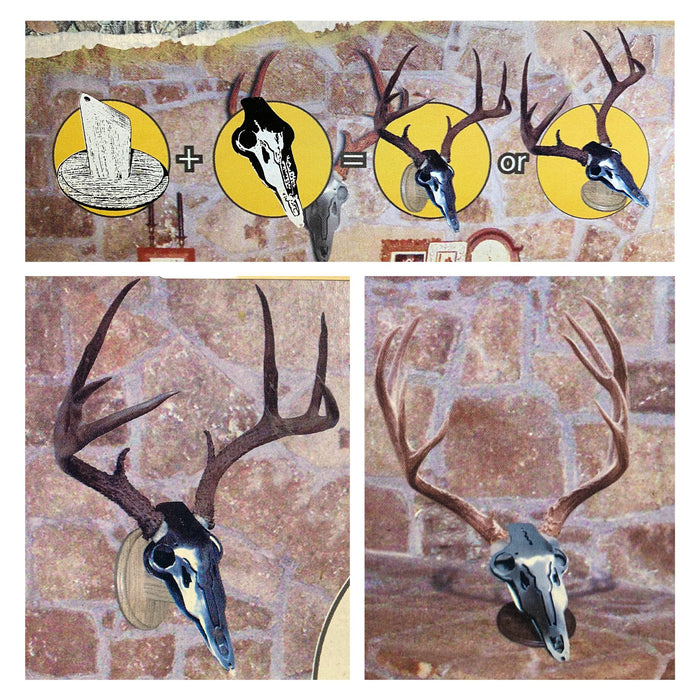 Do-All European Wall or Table Wooden Trophy Mount - Wall/Table Base Antler Mount