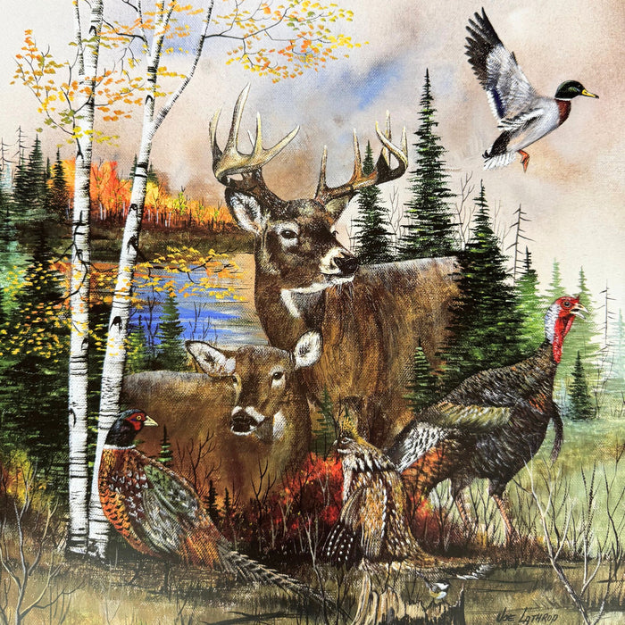 Joe Lathrop "Great Game" Print - Wildlife Artwork