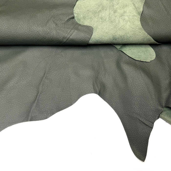 Pine Green Premium Soft Light Weight Garment Leather Hide - 20 Square Feet - 2-3 oz