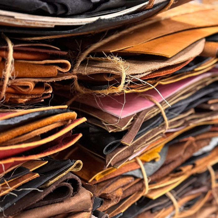 Cowhide Craft Bundles 4-6 oz Leather Pieces 10# Bundle