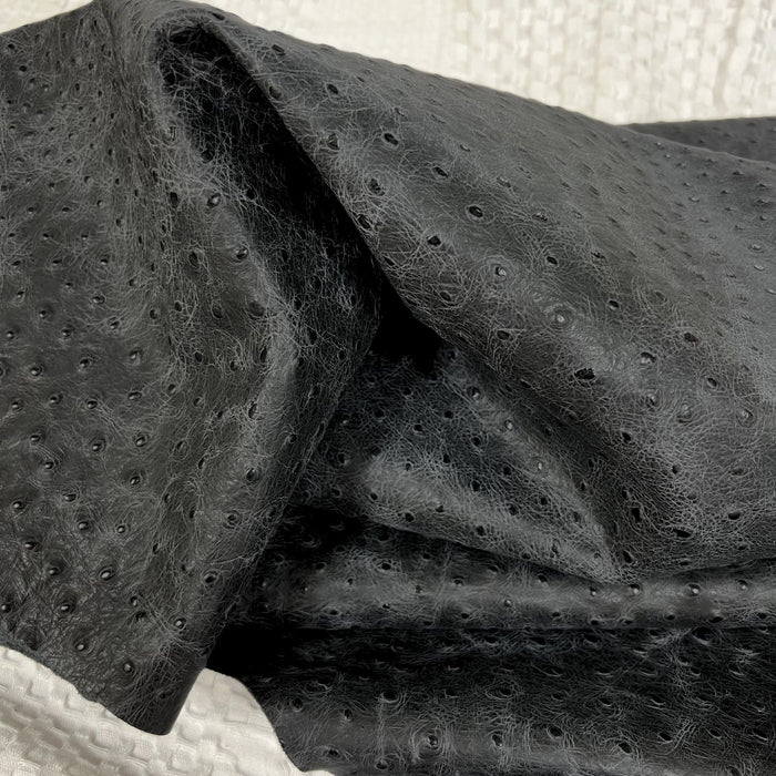 3 oz Premium Ostrich Print - 20-24 sq. ft. Ostrich Print Cowhide