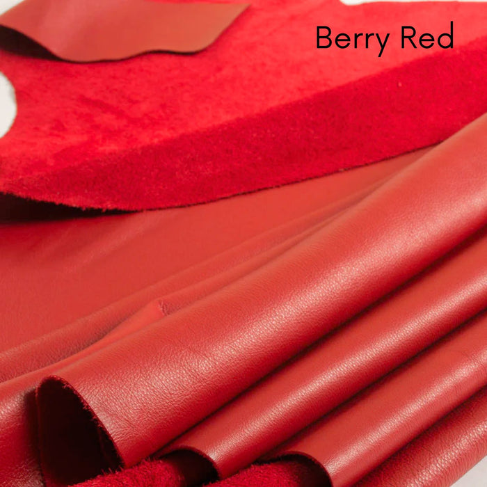 Premium Soft Colorful Handbag Leather Hides - 22-26 Square Feet - 3 oz Cowhide
