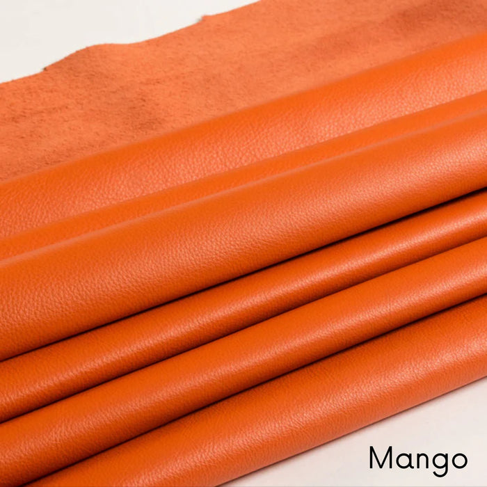 Premium Soft Colorful Handbag Leather Hides - 22-26 Square Feet - 3 oz Cowhide