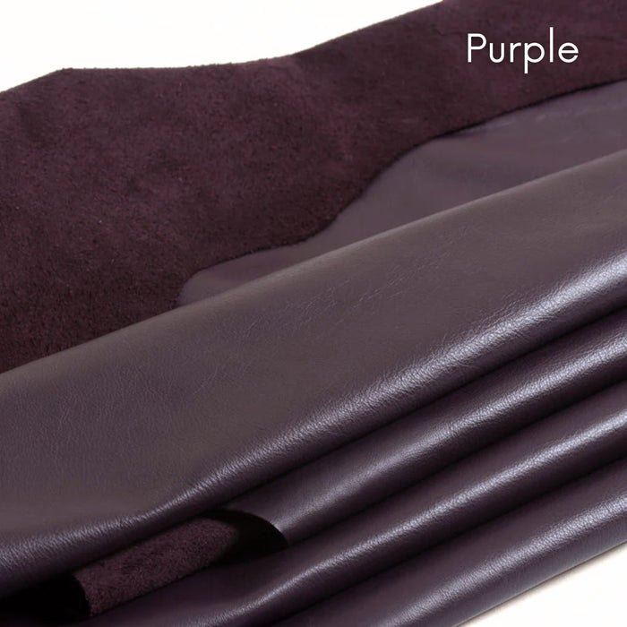 Premium Soft Colorful Handbag Leather Hides - 22-26 Square Feet - 3 oz Cowhide