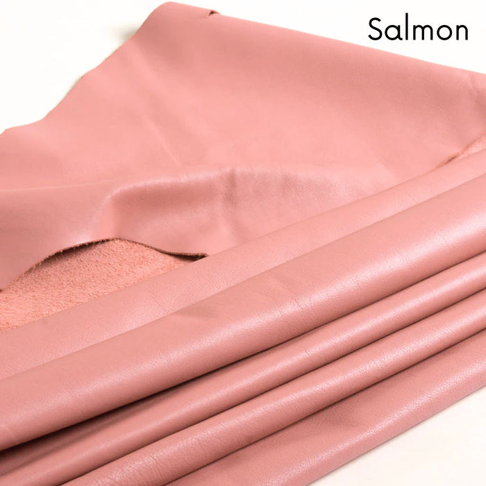 Premium Soft Colorful Handbag Leather Hides - 22-26 Square Feet - 3 oz Cowhide
