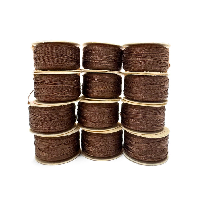 Prewound Sewing Bobbins - White - Brown - Black - Tan - Platinum