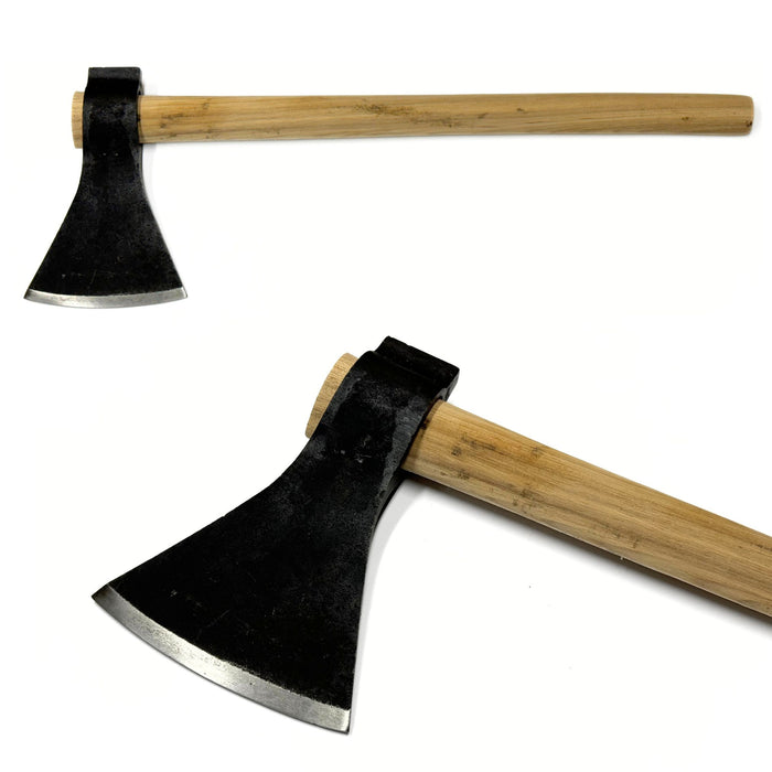 Forged French Style Axe & Wooden Replacement Handle