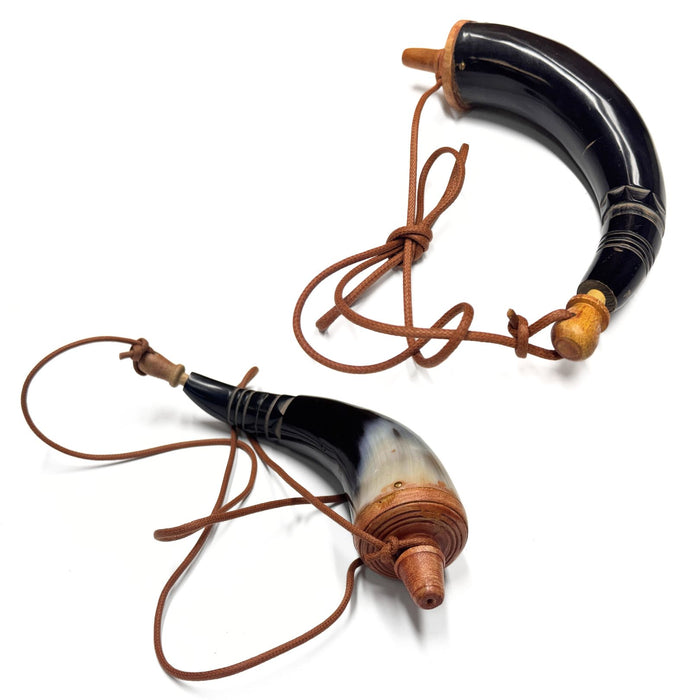 Genuine Water Buffalo Powder Horn