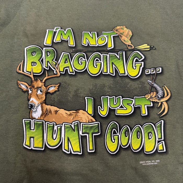 "I'm Not Bragging, I Just Hunt Good" Little Hunter T-shirt - Youth L