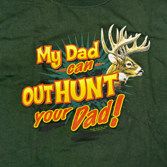 "My Dad Can Out Hunt Your Dad" Little Hunter T-shirt - Youth S