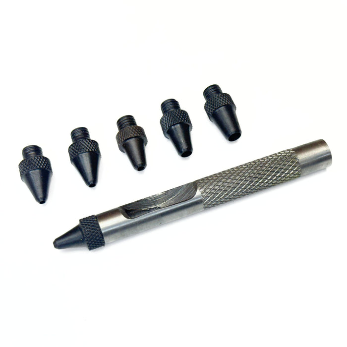 Mini Interchangeable Drive Punch Set Leather Craft Tool