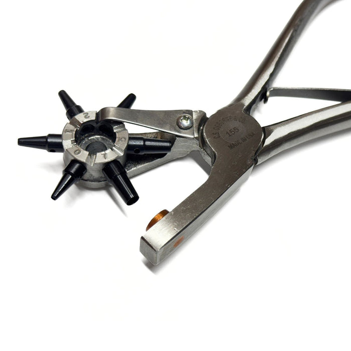 Osborne Forged Steel Rotary Punch Leather Craft Tool
