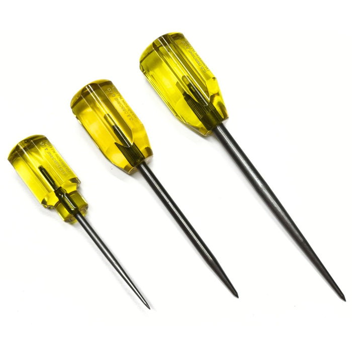 Osborne Scratch Awl Leather Craft Tools - 4 1/2" - 3 1/2" - 2 1/2"