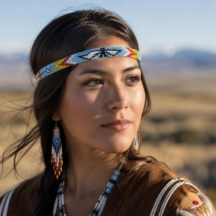 Hand Made Beaded Headband