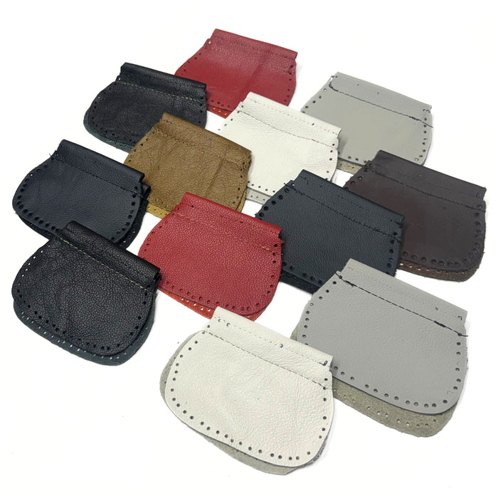 Make Your Own Flex Top Leather Coin Purse Kit - DIY Leather Squeeze Coin Purses