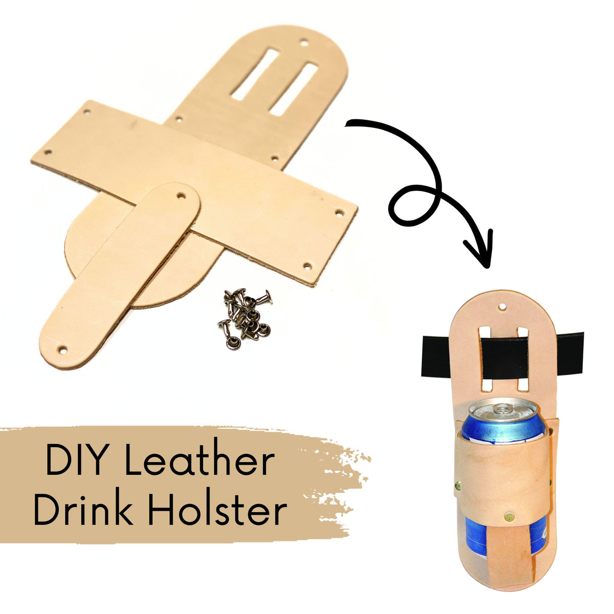 Make Your Own Leather Possible Bag Kit - DIY Rustic Cross Body